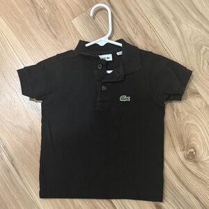Lacoste Kids Polo Shirt in Black